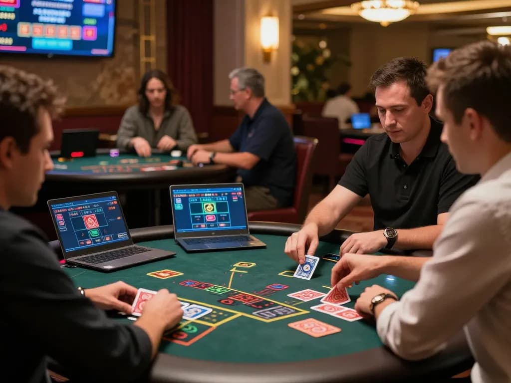 Engaging players at Uk 88 interactive blackjack table in a modern online casino.
