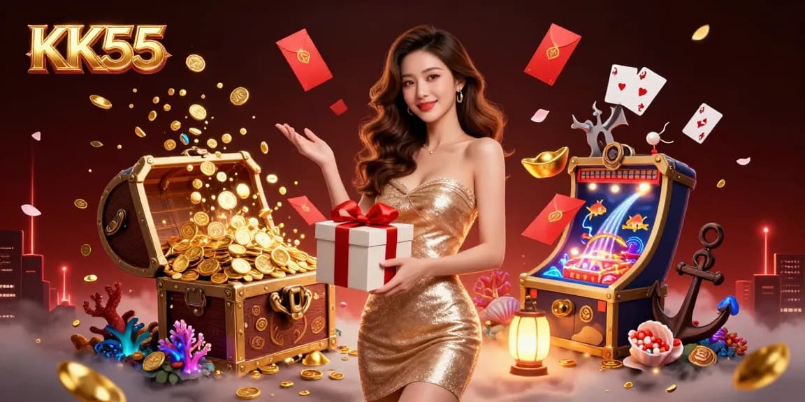 Engage in winning experiences at KK55 casino with festive themes and rich graphical elements.