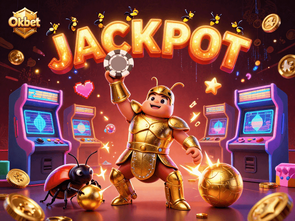 Experience thrilling wins at Oxbet with vibrant 3D casino characters celebrating a jackpot.
