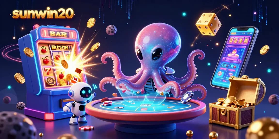 Experience thrilling gaming at sunwin20 with a vibrant celebration of colorful casino activities.