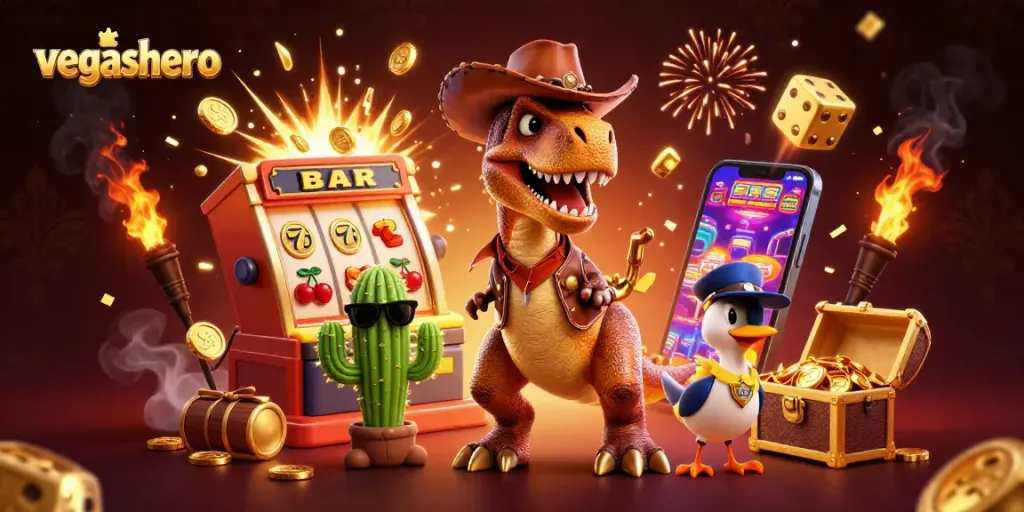 Join the fun at vegashero with a colorful casino adventure featuring lively characters and thrilling game elements.