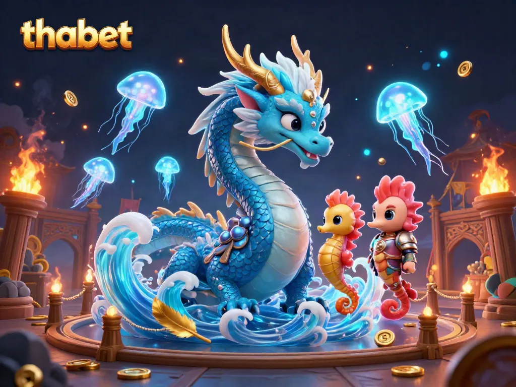 Experience thrilling gameplay at Thabet Casino, featuring vibrant characters in a dynamic scene.