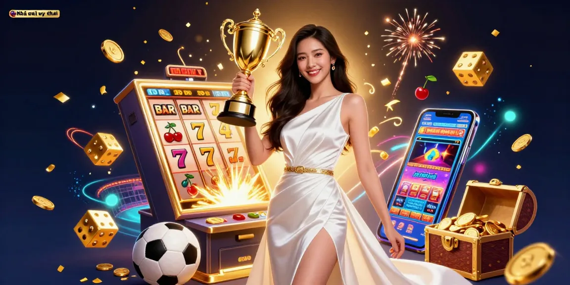 Engage with Nhà cái uy tín and immerse in victorious gambling energy with vibrant sports betting elements.
