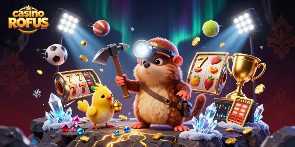 Experience thrilling adventures in casino uden ROFUS with treasure hunting moles and dynamic game elements.