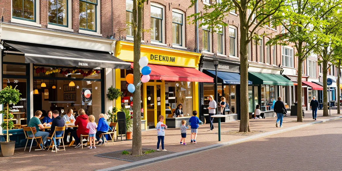 Families enjoying vibrant shopping experiences at bedrijven den haag.