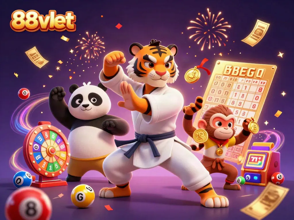 Engage in thrilling 88vbet adventures with colorful elements and captivating characters.