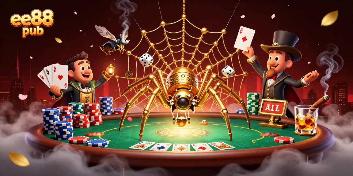 Engage with the thrilling excitement of ee88 pub's dynamic casino scene featuring steampunk elements and poker action.