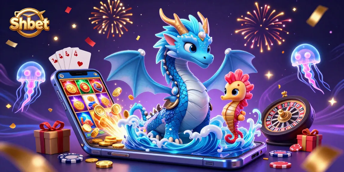 Play on Sh bet with a magical underwater scene featuring a dragon and glowing jellyfish