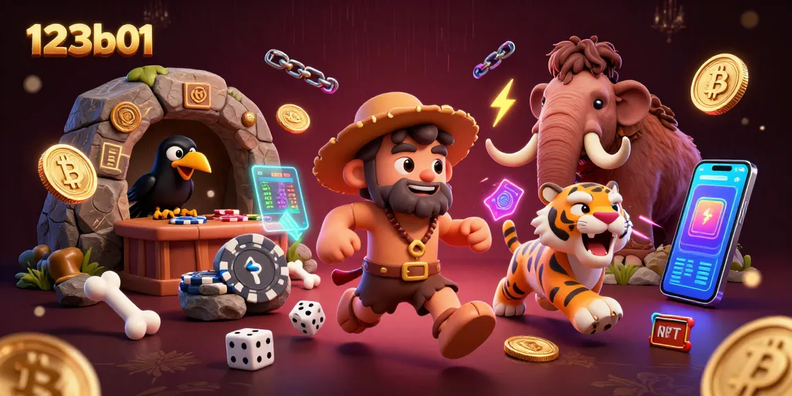 Engage with thrilling gameplay at 123b01 featuring neon-lit casino with crypto elements.