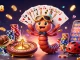 Experience the excitement of FLY88 with a vibrant 3D casino scene featuring colorful characters and dynamic gameplay.