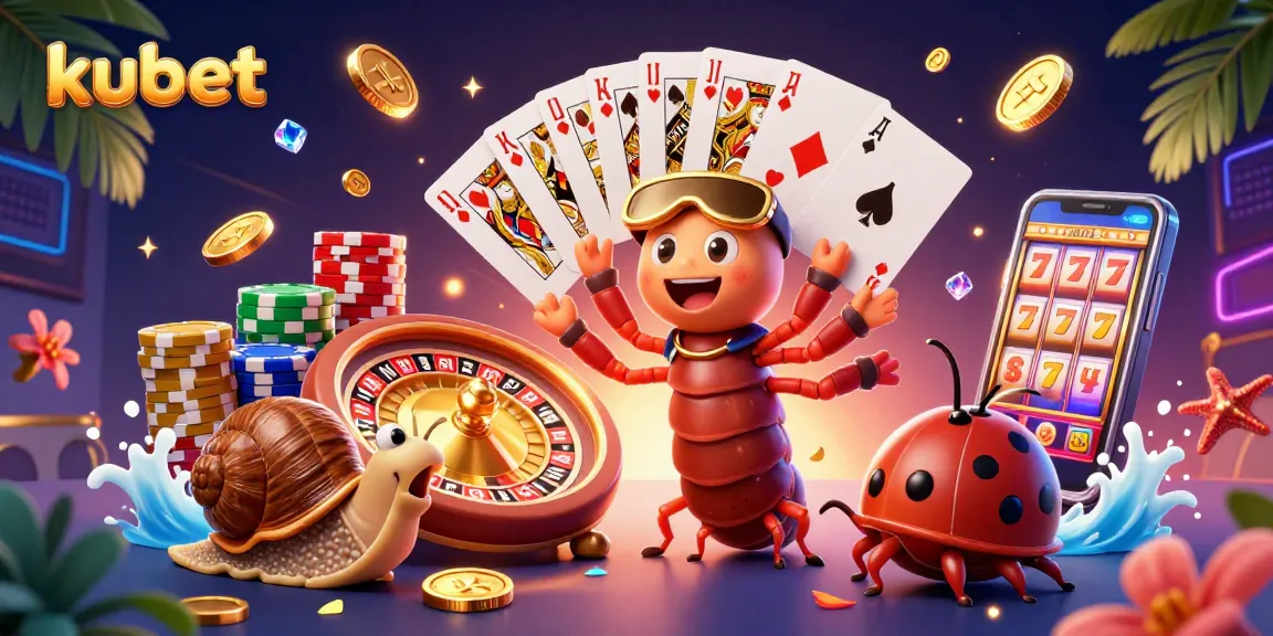 Join the thrilling action at kubet with a lively millipede dealer and high-rollers.