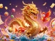 Engage with nhà cái sky88 in this vibrant casino-themed 3D illustration showcasing lucky symbols.