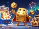 Experience thrilling gameplay at Lu88, where golden dice and slot machines create an exciting casino atmosphere.