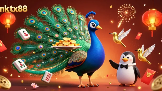 Experience the excitement of link tx88 with vibrant 3D casino characters celebrating winning moments in a festive scene.