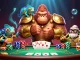 Experience vibrant gambling action with Link ON68 amidst colorful casino elements and iconic characters.