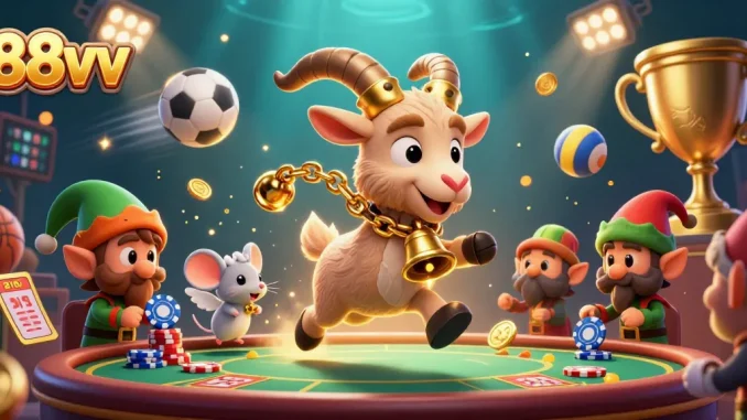 Experience thrilling gaming action at 88vv's unique holiday-horror casino with festive Krampus & playful characters.